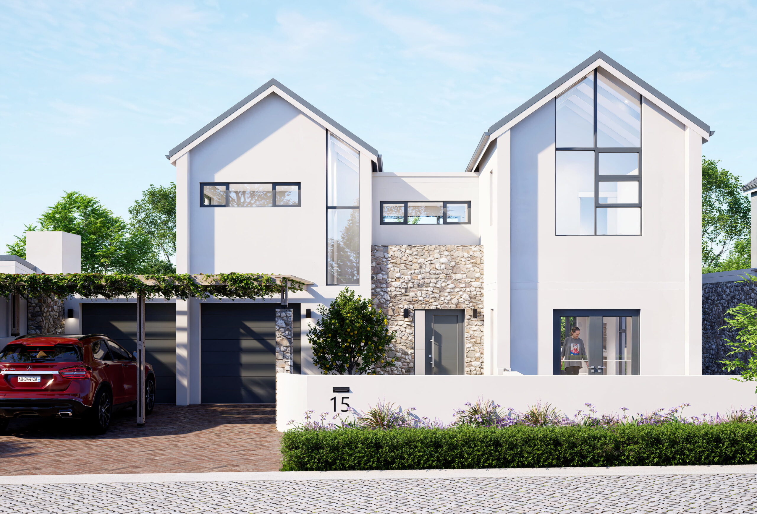 Type B2 - Front view_fleur-de-vie-lifestyle-estate-plot-and-plan
